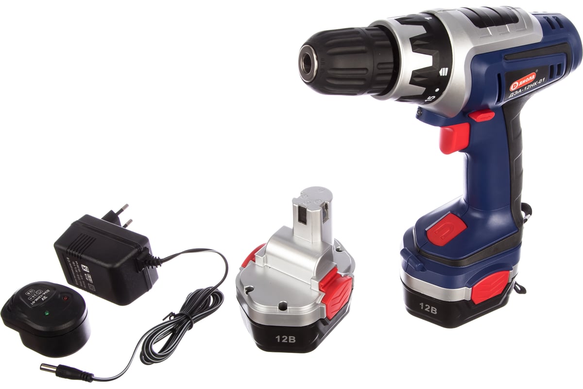 Аккумуляторная дрель-шуруповерт ДИОЛД ДЭА-12-НК-01 10022111 - выгодная ...