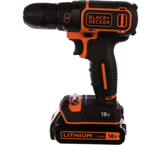 Аккумуляторная дрель-шуруповерт Black+Decker BDCDC18K1B
