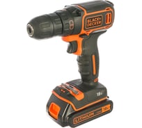 Аккумуляторная дрель-шуруповерт Black+Decker BDCDC18K