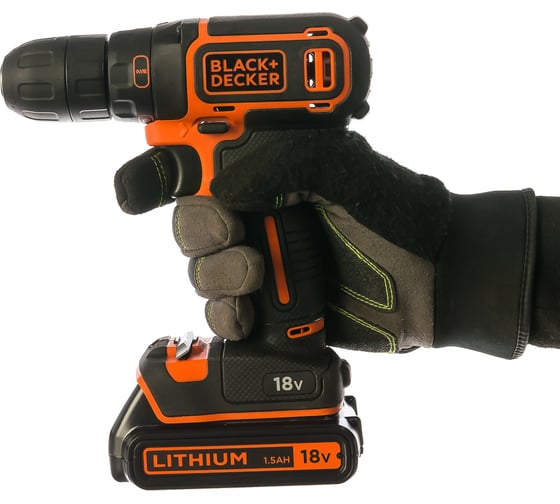 Аккумуляторная дрель-шуруповерт Black+Decker BDCDC18K