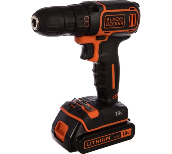 Аккумуляторная дрель-шуруповерт Black+Decker BDCDC18KB