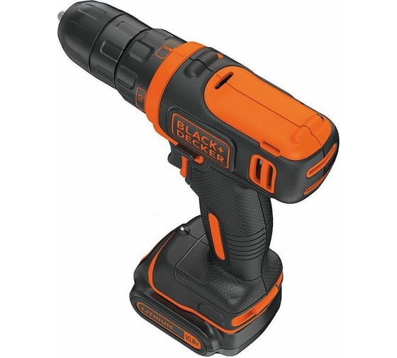 Компактная аккумуляторная дрель-шуруповерт Black+Decker BDCDD12K1B