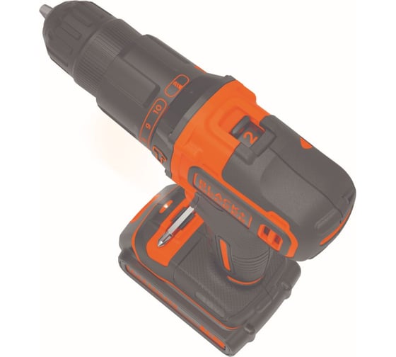 Аккумуляторная ударная дрель-шуруповерт Black+Decker BDCHD18KB