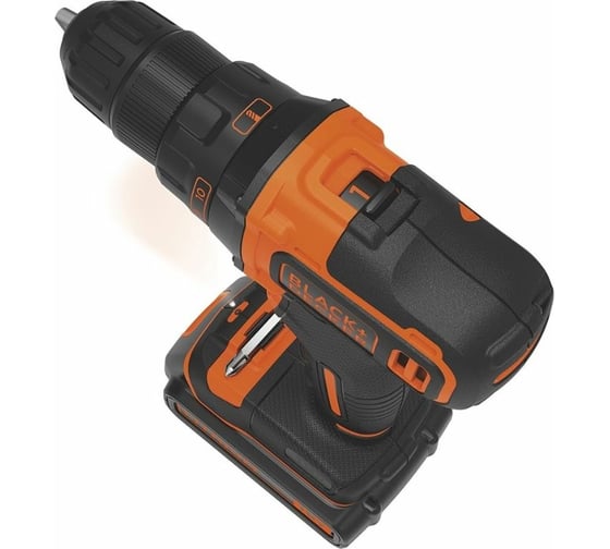 Аккумуляторная дрель-шуруповерт Black+Decker BDCDD186K1B