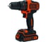 Аккумуляторная дрель-шуруповерт Black+Decker BDCDD186KB 1
