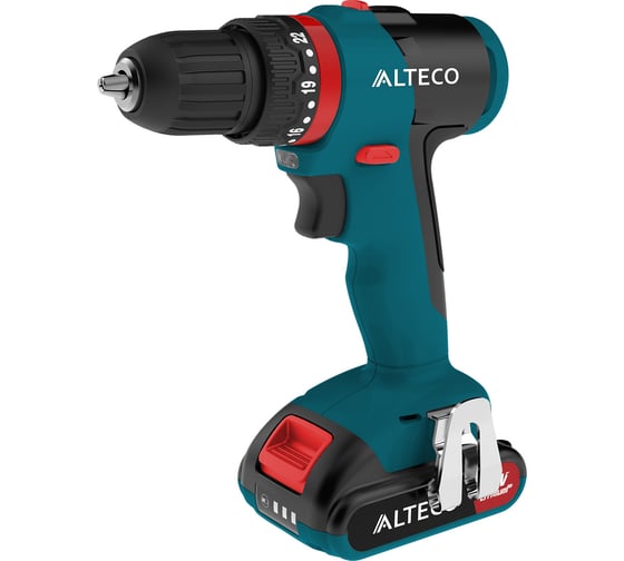 Бесщеточная аккумуляторная ударная дрель ALTECO шуруповёрт CIDB 2013 Li BL 36993