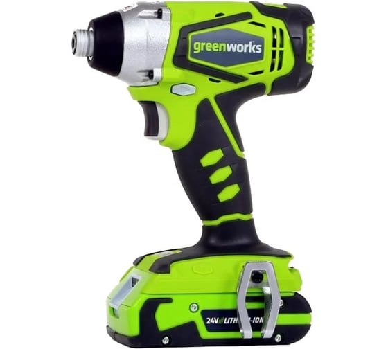 Ударный аккумуляторный шуруповерт Greenworks G24ID 1