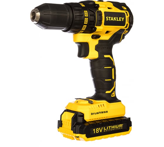 Бесщеточная дрель-шуруповерт Stanley SBD20S2K