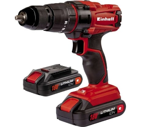 Аккумуляторная ударная дрель-шуруповерт Einhell TC-CD 18-2 Li-i 2x1.5 А*ч 4513825