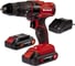 Аккумуляторная ударная дрель-шуруповерт Einhell TC-CD 18-2 Li-i 2x1.5 А*ч 4513825 2