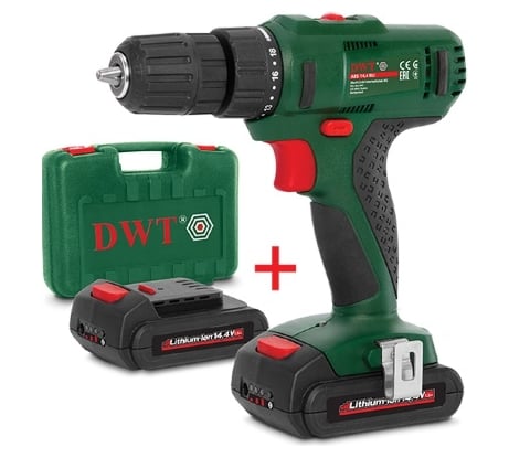 Аккумуляторная дрель-шуруповерт DWT ABS-18 BLi-2 BMC 5.1.40