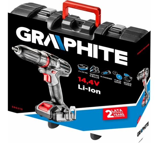 Аккумуляторная дрель-шуруповерт GRAPHITE 58G216
