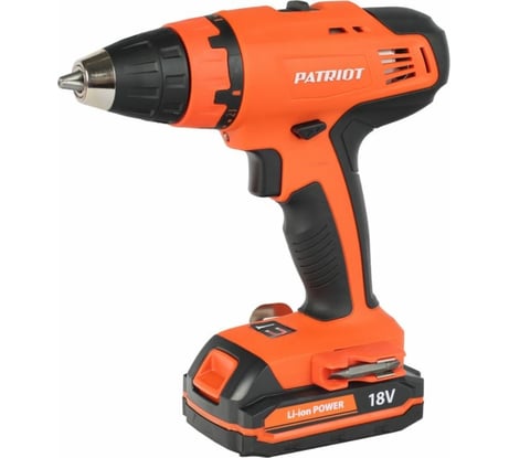 Аккумуляторная дрель-шуруповерт PATRIOT BR 180UES 180301540