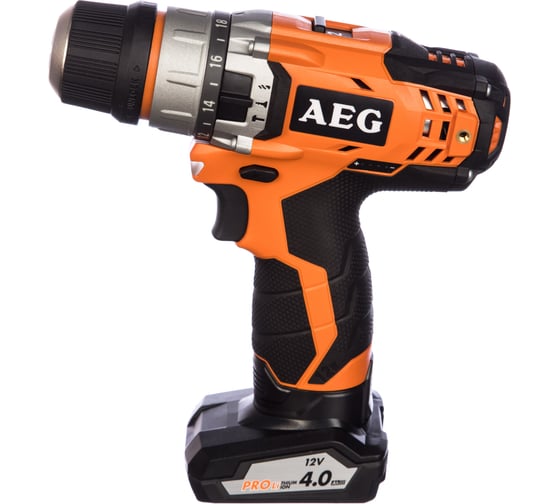 Аккумуляторная ударная дрель-шуруповерт AEG BSB12C2 LI-402B 4935446696