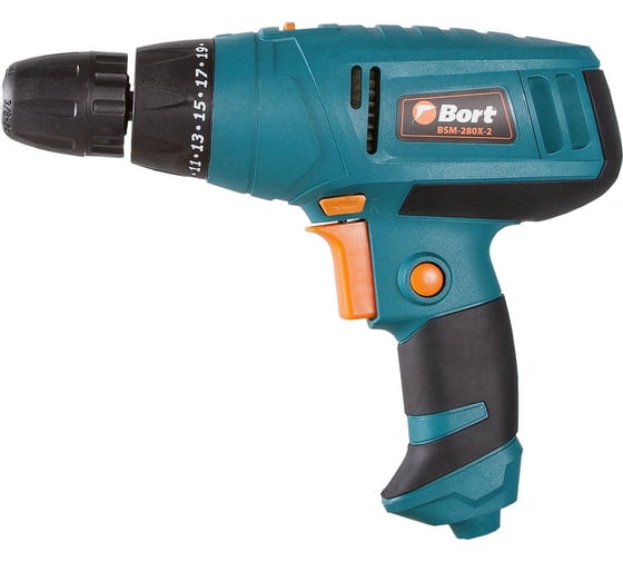 Электрическая дрель-шуруповерт Bort BSM-280X-2 91272591