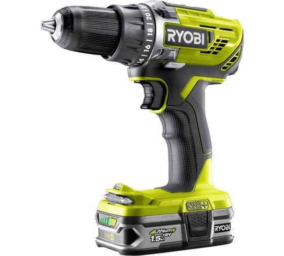 Дрель-шуруповерт Ryobi ONE+ R18DD3-215S 5133003774