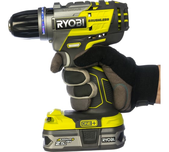 Бесщеточная дрель-шуруповерт Ryobi ONE+ R18DDBL-225S 5133003610