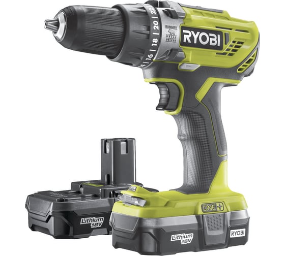 Ударная дрель-шуруповерт Ryobi ONE+ R18PD3-213G 5133003696