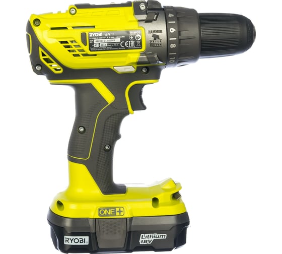 Ударная дрель-шуруповерт Ryobi ONE+ R18PD3-213G 5133003696
