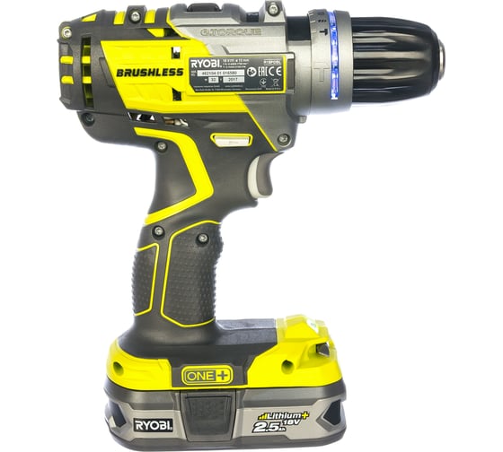 Бесщеточная ударная дрель-шуруповерт Ryobi ONE+ R18PDBL-225S 5133003613