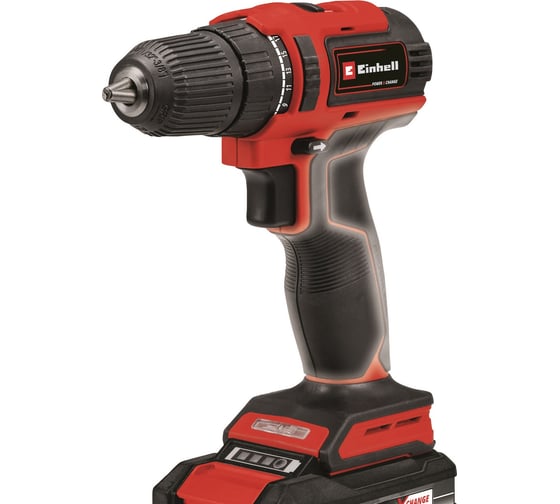 Аккумуляторная дрель Einhell pxc te-cd 18/40 li bl, 18в, 40нм, патрон 10мм, 2x2,0 aч, кейс 4513995