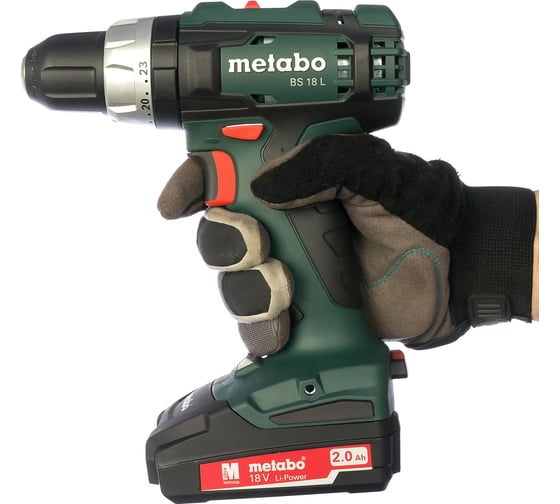 Аккумуляторная дрель Metabo BS 18 L 50 Нм, 2x2 Ач, кейс 602321500