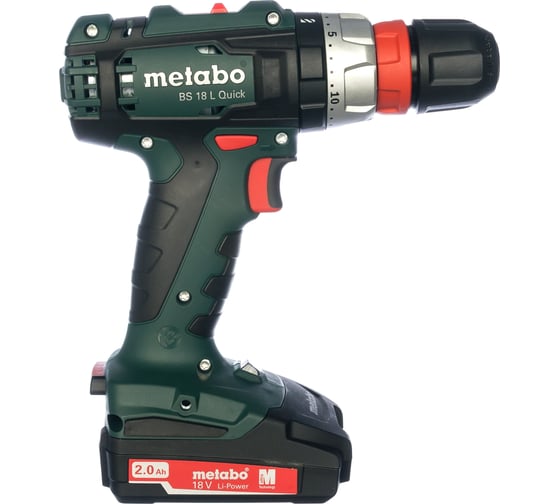 Аккумуляторная дрель Metabo BS 18 L Quick 602320500
