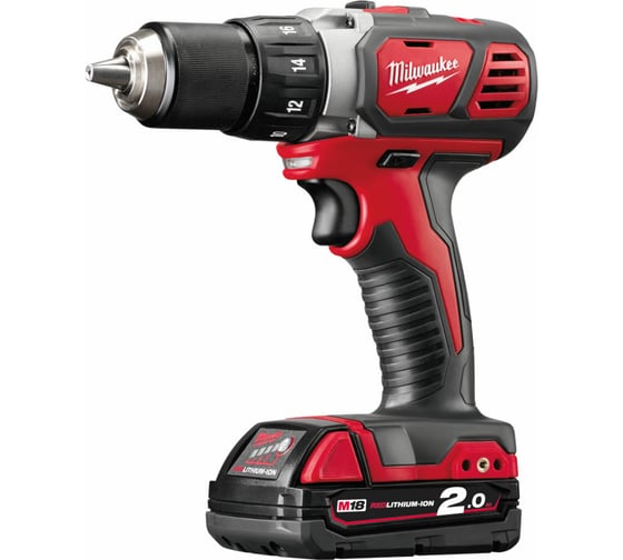 Аккумуляторная дрель-шуруповерт Milwaukee M18 BDD-202C 4933443555 1