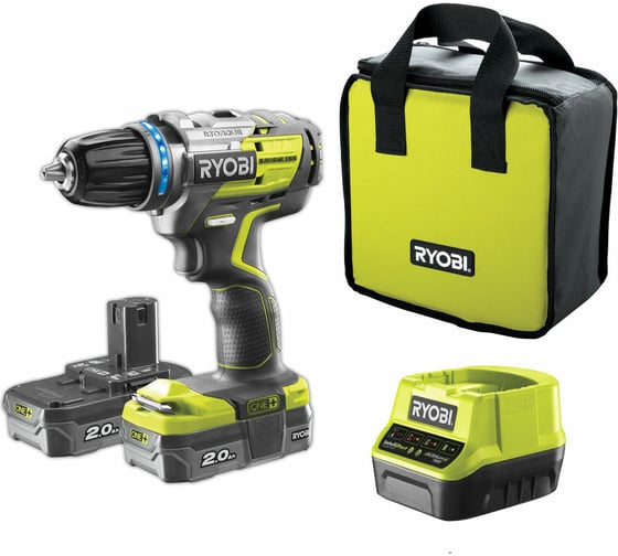 Бесщеточная дрель-шуруповерт Ryobi ONE+ R18DDBL-220S 5133003435 1