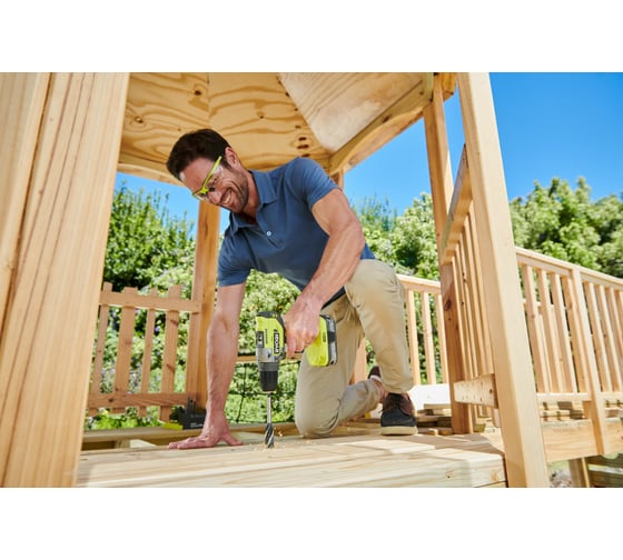 Бесщеточная ударная дрель-шуруповерт Ryobi ONE+ R18PDBL-220S 5133003436