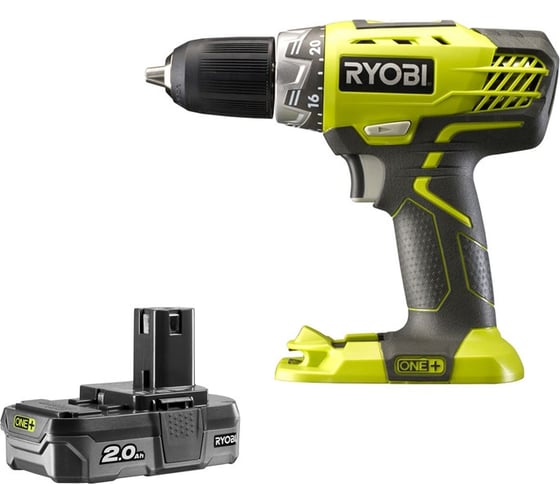 Дрель-шуруповерт Ryobi ONE+ RCD1802F-L20G 5133003765