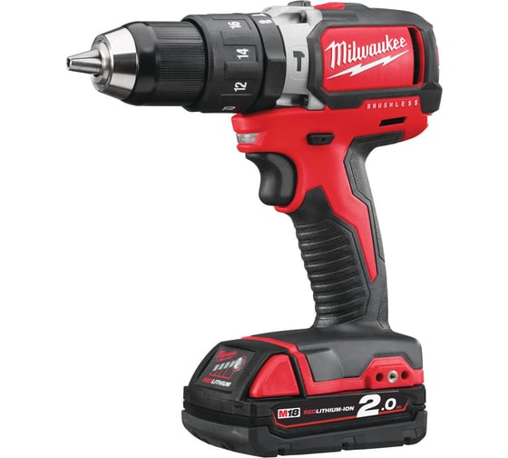 Аккумуляторная дрель-шуруповерт Milwaukee M18 BLPD-202C 4933448447 1