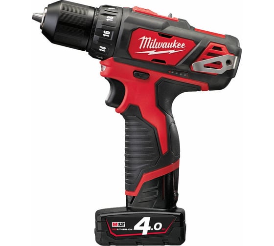 Аккумуляторная дрель-шуруповерт Milwaukee M12BDD-402С 4933441925 1
