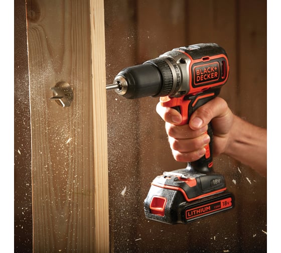 Бесщеточная дрель-шуруповерт Black&Decker BL186KB