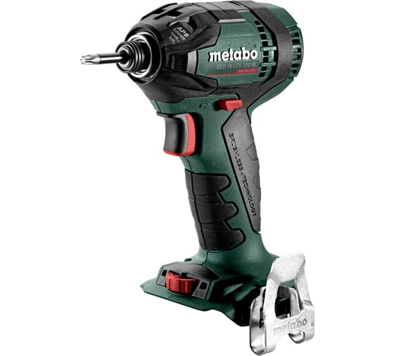 Аккумуляторный ударный гайковерт Metabo SSD 18 LTX 200 BL Cordless Impact Driver 602396840