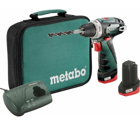 Аккумуляторный винтоверт Metabo PowerMaxx BS 600079550 1