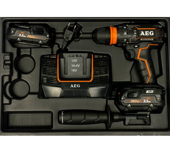 Дрель-шуруповерт AEG BSB18CBLLE LI-252CKIT1 4935464411