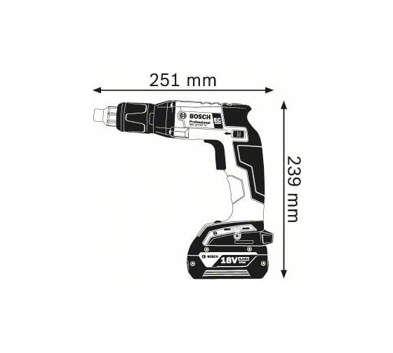 Аккумуляторный шуруповерт Bosch GSR 18 V-EC TE 0.601.9C8.007