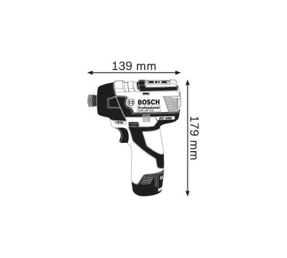 Аккумуляторный ударный гайковерт Bosch GDR 12V-110 0.601.9E0.005