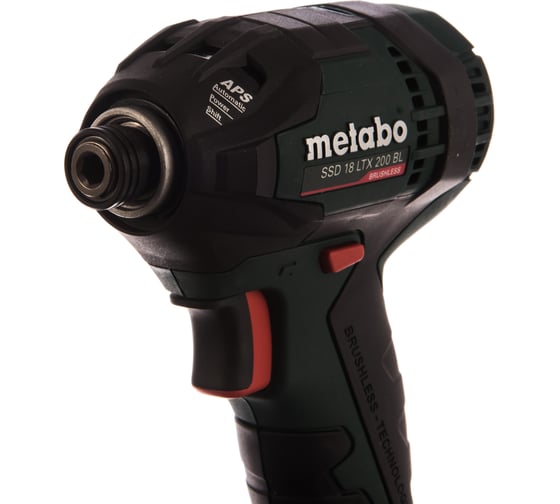Аккумуляторный ударный гайковерт Metabo SSD 18 LTX 200 BL Cordless Impact Driver 602396890