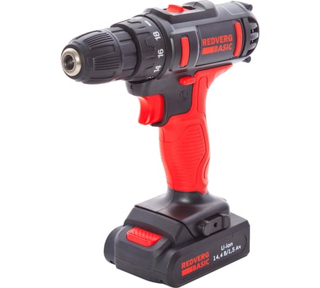 Аккумуляторный шуруповерт REDVERG Basic SD14LE/1-2 6680819