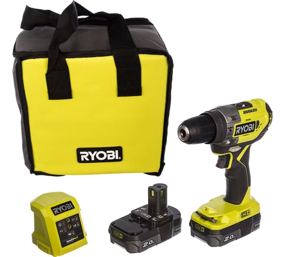 Бесщеточная ударная дрель-шуруповерт Ryobi ONE+ R18PD5-220S 5133003734 1