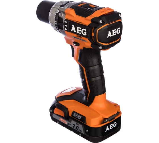 Бесщеточная дрель-шуруповерт AEG BSB18C2BL LI-X02C 4935464098