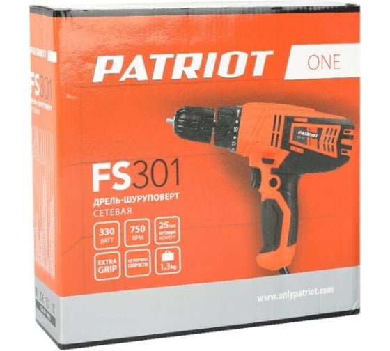 Дрель-шуруповерт PATRIOT FS 301 The One 120301403