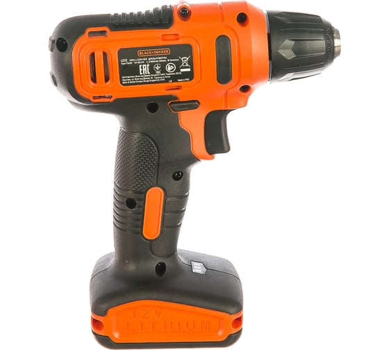 Компактная аккумуляторная дрель-шуруповерт Black&Decker LD12SP