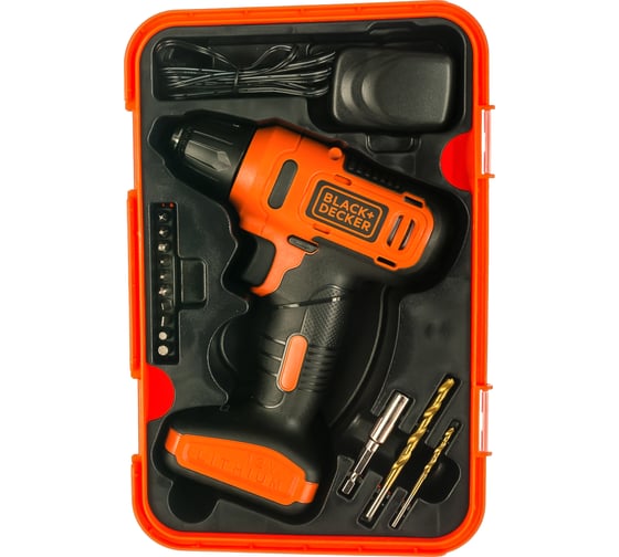 Компактная аккумуляторная дрель-шуруповерт Black&Decker LD12SP