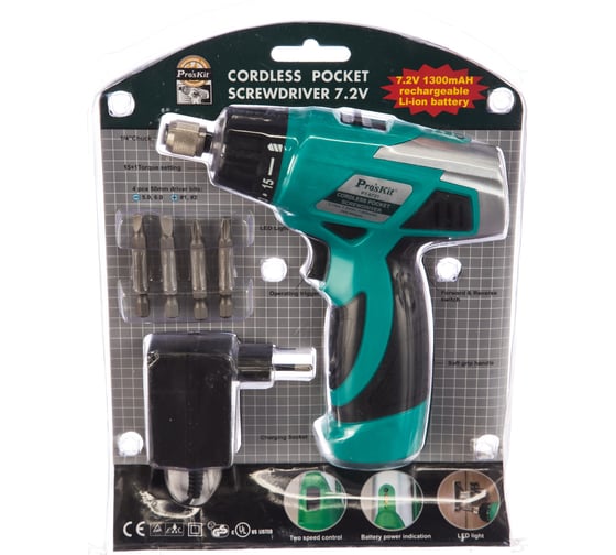 Шуруповерт ProsKit PT-0721F 00309725