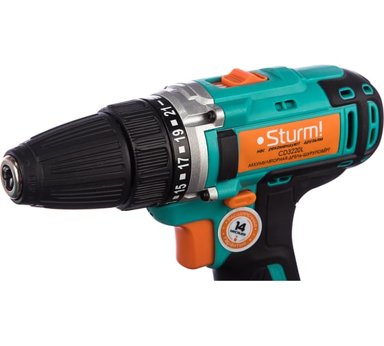 Аккумуляторная дрель-шуруповерт Sturm CD3220L