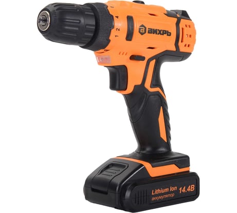 Аккумуляторная дрель-шуруповерт Вихрь ДА-14,4Л-2 72/14/15