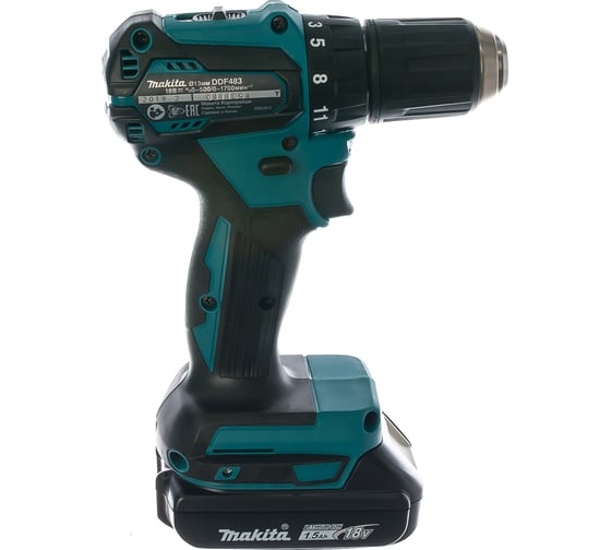 Аккумуляторная бесщеточная дрель-шуруповерт Makita DDF483SYE